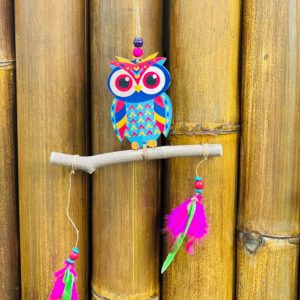 Owl Dangler_Blue